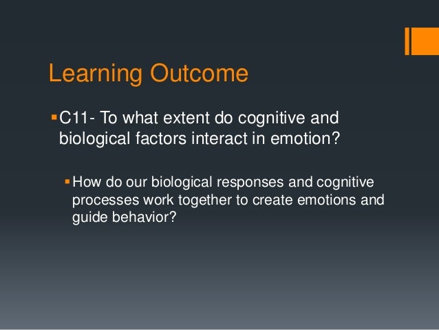 cognition cognitive factors in emotion